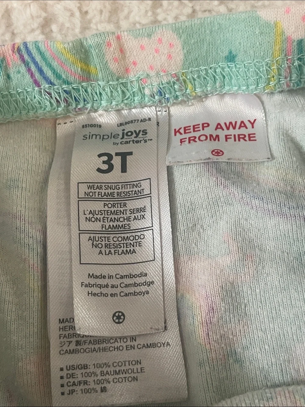 ❤️4 for $10 Carter’s Unicorn, Floral and Animal Pajama Leggings